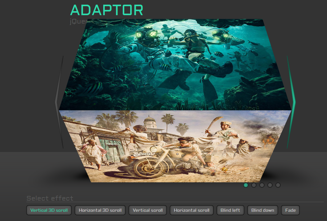 Adaptor jQuery幻灯片代码