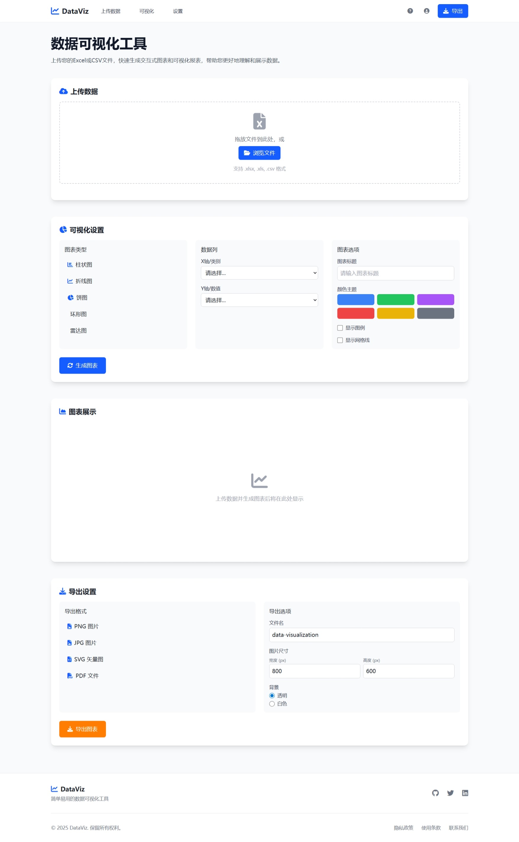 excel数据可视化工具